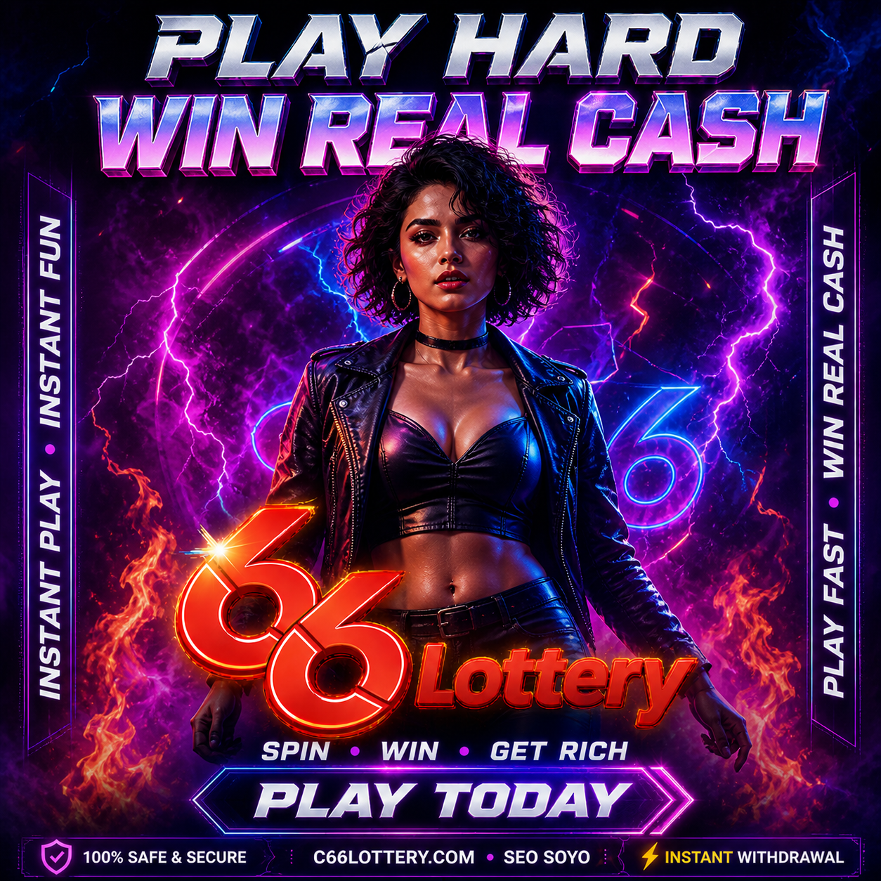 66 Lottery login and registration access with secure account verification